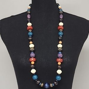 Vintage Dauplaise Chunky Beaded Necklace